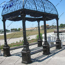 Outdoor Black Stone Garden Gazebo