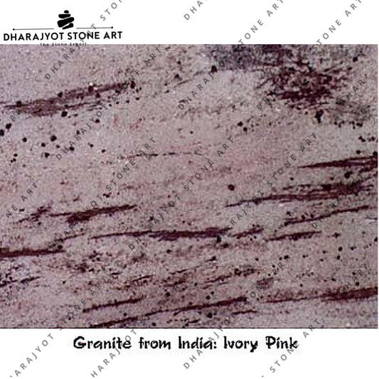Ivory Pink Granite Slab