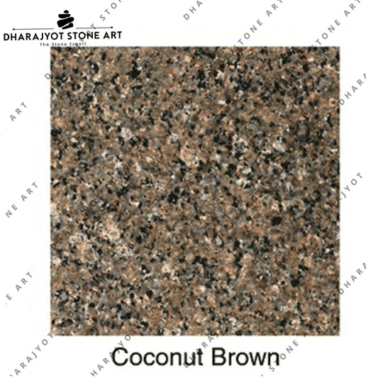 Coconut Brown Granite Slab