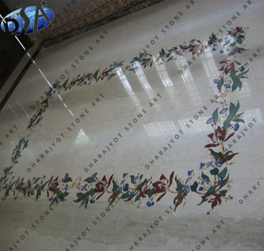 Multicolour Polished Marble Flooring