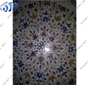 White Marble Lapis Inlay Flooring