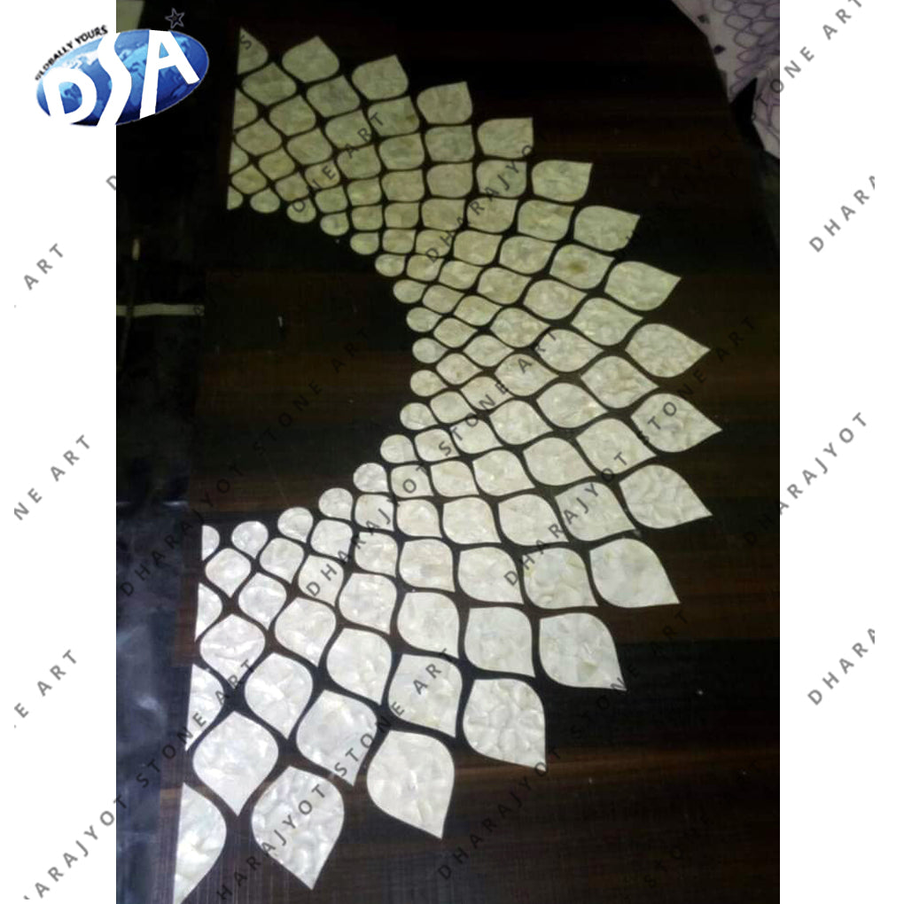 Pure White Marble Marble Inlay Design Fully Hand Work