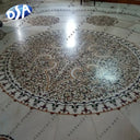 Luxury Design Waterjet Round Marble Tile Floor Marble Inlay Flooring