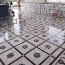 Natural Marble Waterjet Medallion Inlay Flooring