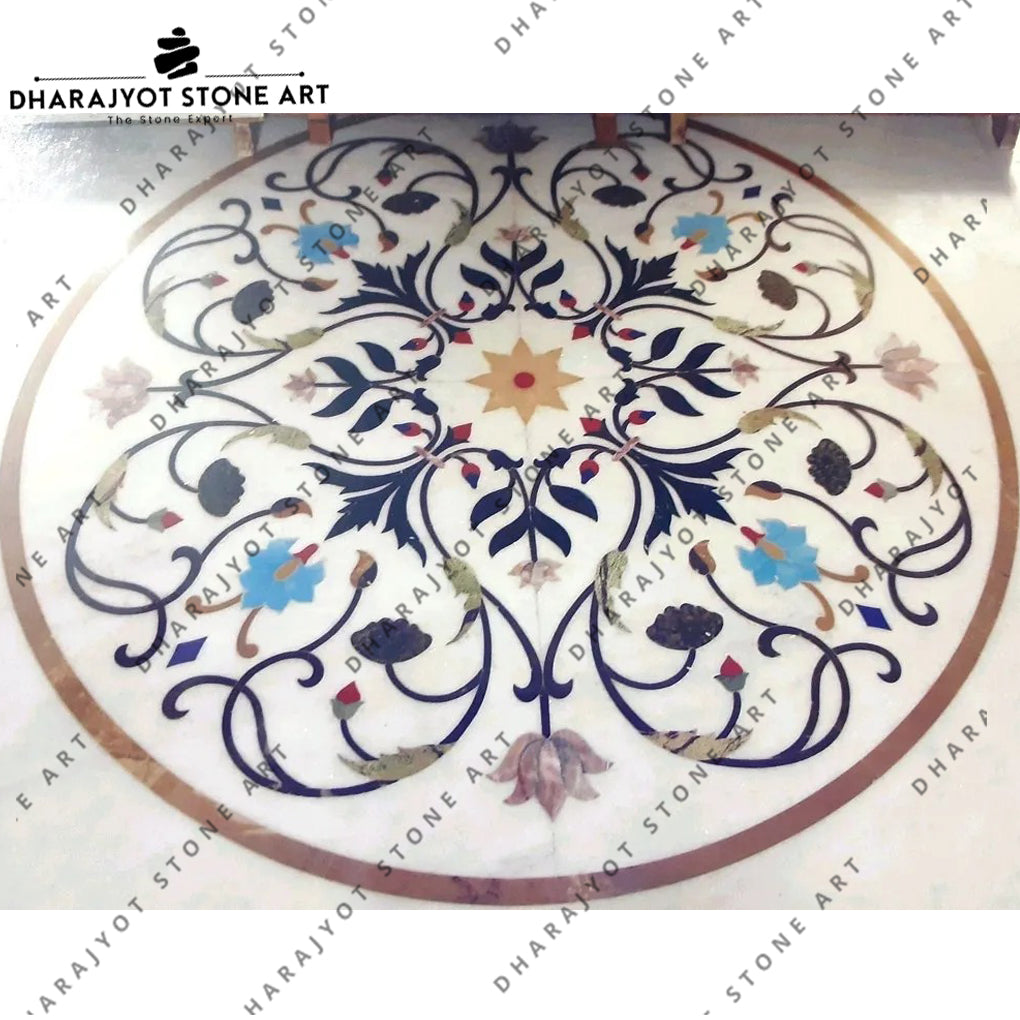 Marble Inlay Simple Marble inlay flooring manufacturers & suppliers in India – Dharajyot ...