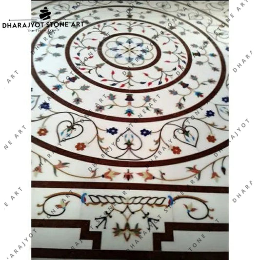Luxury New Simple Design Elegant Marble Waterjet Flooring