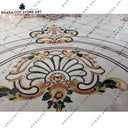 Custom Luxury Residential Marble Inlay Flooring