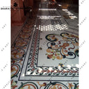 Luxury Interiors Custom Marble Waterjet Medallion Inlay Flooring