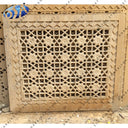 Outdoor Yellow Sandstone Rectangular Shape Jali