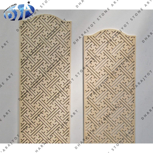 Custom Laser Cutting Residential Stone Jali Screen