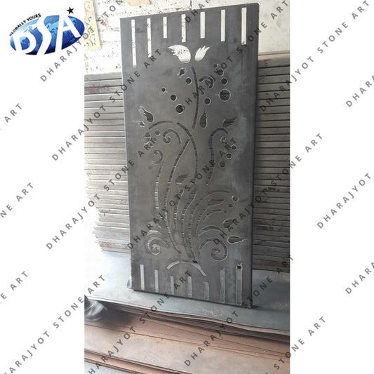 Rectangle Flower Design Wall Jali Screen