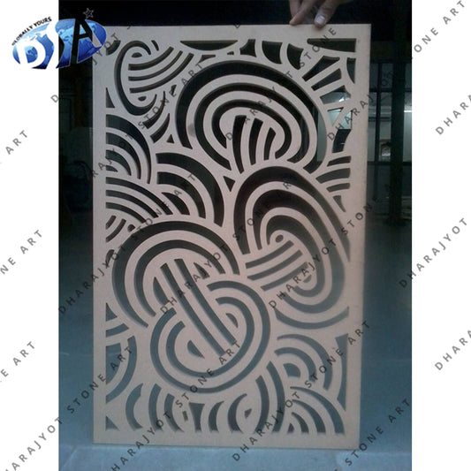 Sandstone Laser Cut Outdoor Window Grills Jali