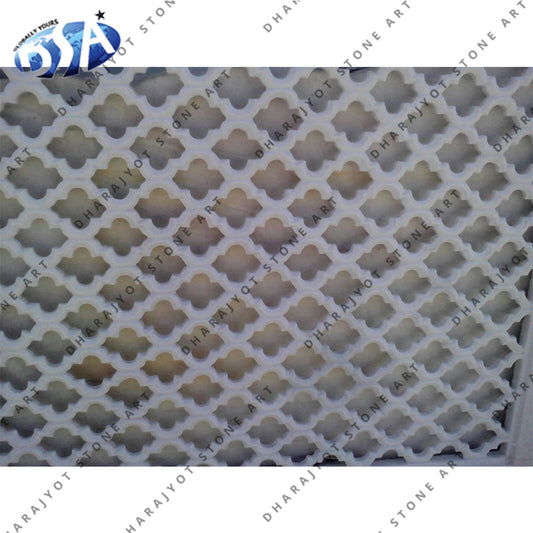 White Marble Jali Screen