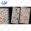 White Matte Unique Stone Jali