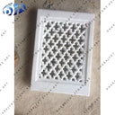 White Marble Hand Carved Design Jali