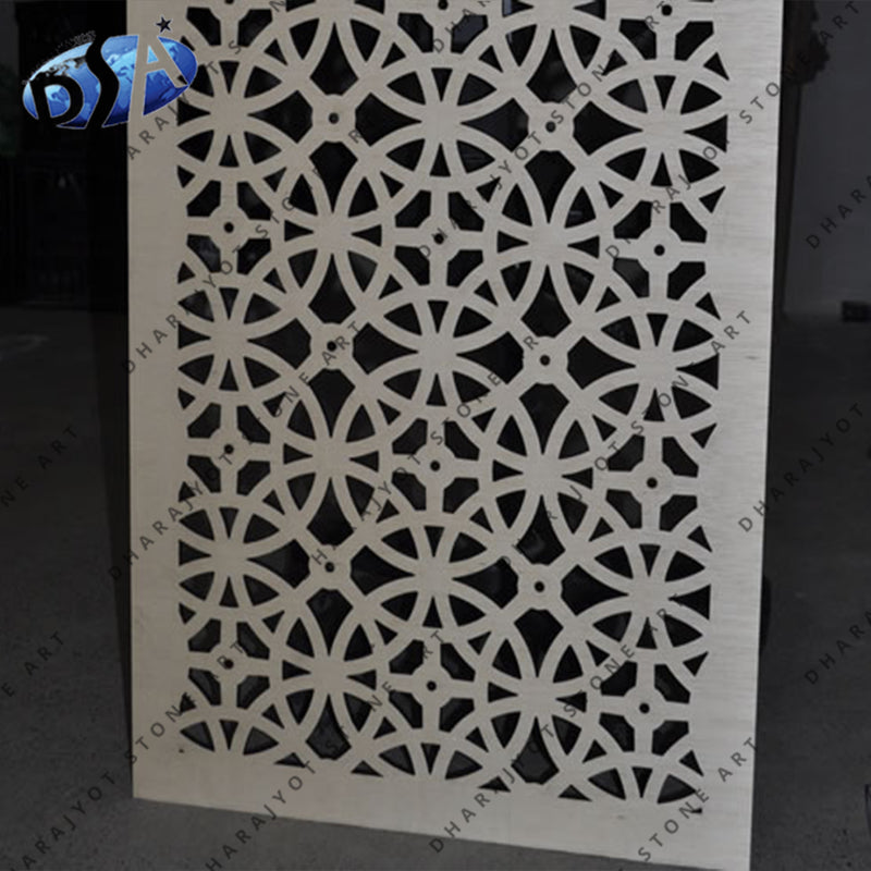 Pooja Room Sandstone Jali Design