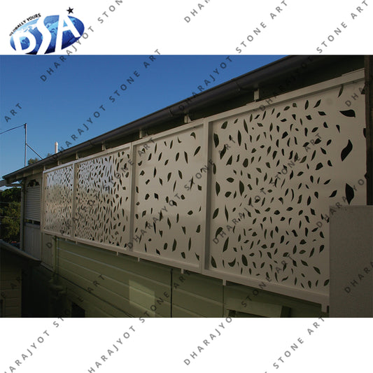 Laser Cut Decorative Outdoor Stone Garden Jali Design