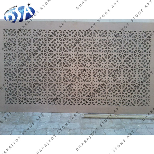 Round Design Stone Jali Screen