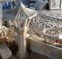 Off White Street Stone Lamp