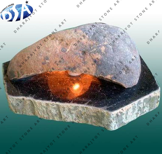 Luxurious Stone Table Lamp