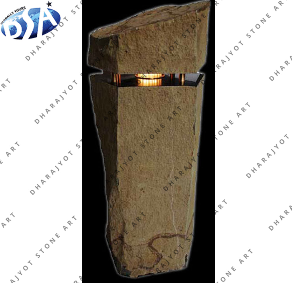 Garden Decor Sandstone Lamp