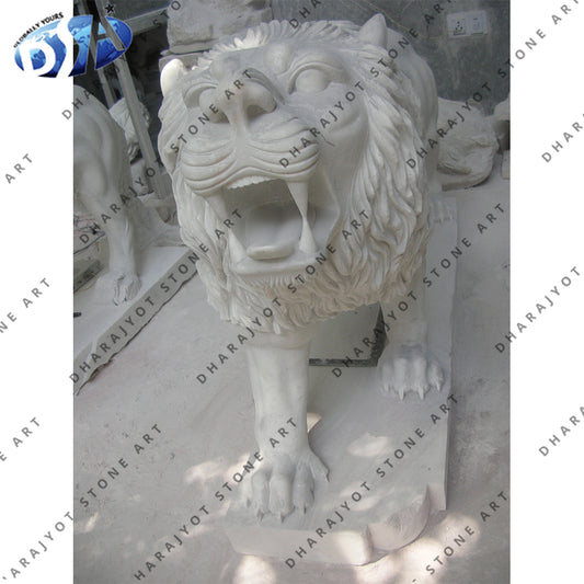 Outdoor Garden Stone Lion Statue