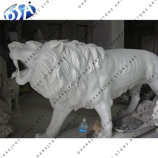 Outdoor Large White Marble Statue