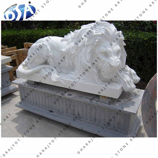 Garden Decoration Marble Lion Statue
