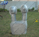 Garden Decor Black Stone Modern Art