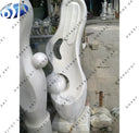 White Stone Modern Art Sculpture