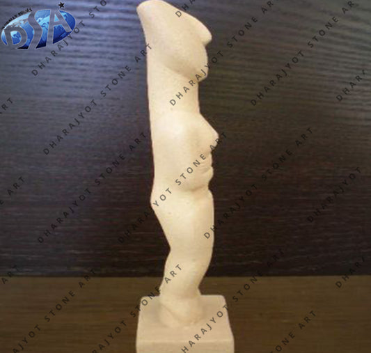 Hand-Carved Marble Sculpture Modern Art