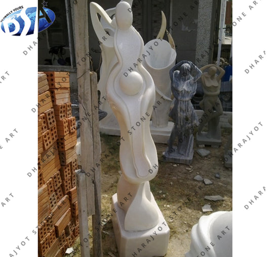 Home Decor Entrance Modern White Marble Modern Art