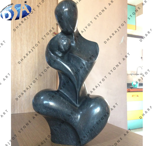 Handcrafted Abstract Stone Elegance Woman Sculptures Modern Art