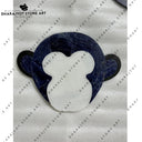 Decorative Blue Monkey Stone Art