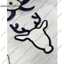 Elegant Handmade Blue Natural Stone Deer Design Artwork