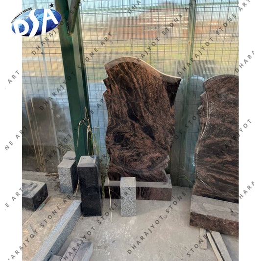 Unique Granite Heart Shape Tombstone and Monument