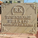 Mind Rectangular Sandstone Name Plate