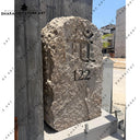 Bungalow Entrance Decorative Natural Stone Rock Name Plate