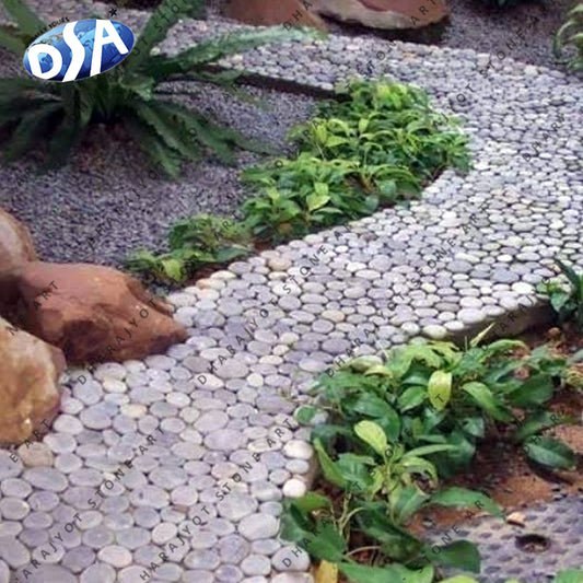 Landscape Design Stone Walkway Pebbles