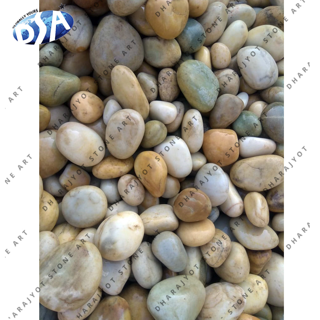 Tumbled Natural Mix Landscaping Pebbles