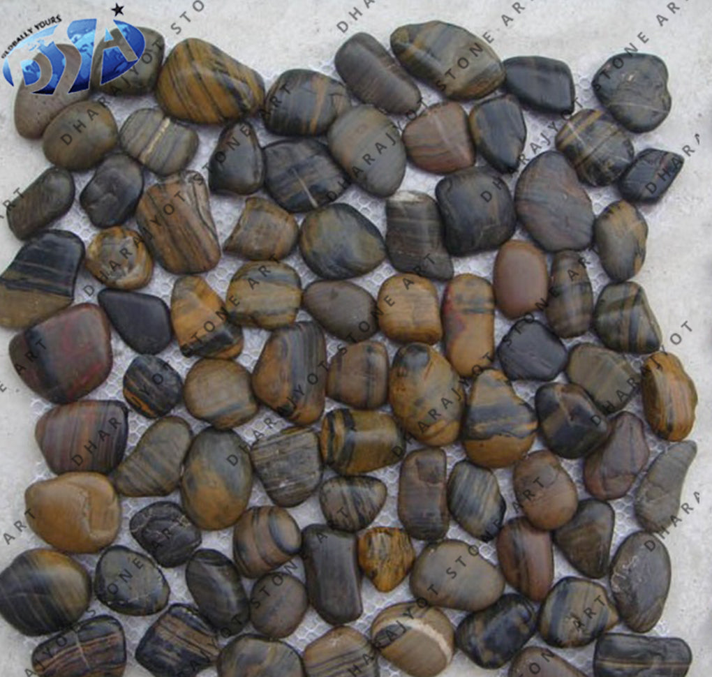 Garden Decoration Black Pebbles