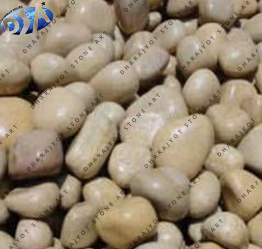 Decorative Landscaping Super Polished Yellow Pebbles