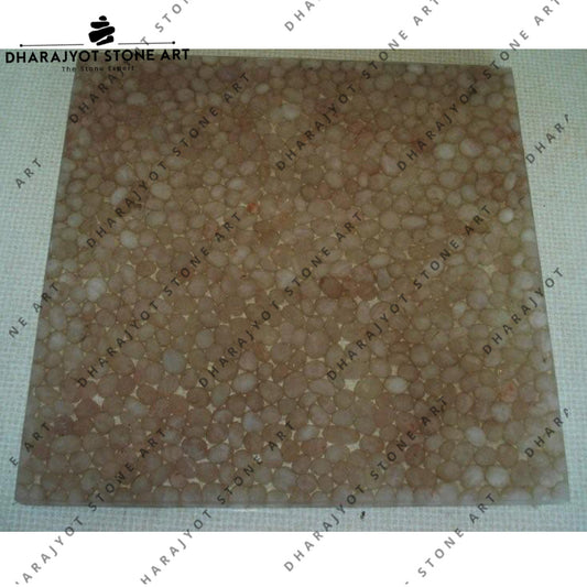Natural Mosaic Semi Precious Pebble Mosaic