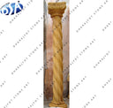 Indoor Decorative Greek Stone Columns Marble Pillar