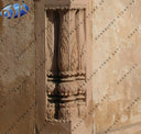 Natural Sandstone Hand Carved Design Heritage Pillar