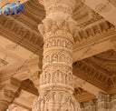 Natural Stone Hand Carved Outdoor Gate Pillar