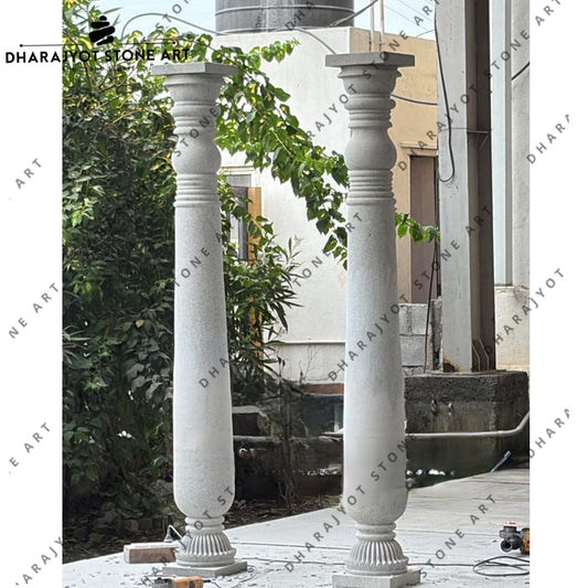 Home Décor Elegant Granite Roman Pillars