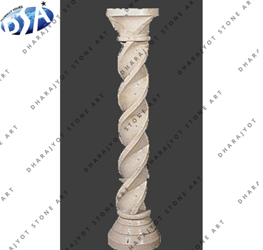 European Style Hand Carved Decoration Pillar