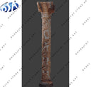 Hand Carved Natural Marble Stone Pillar