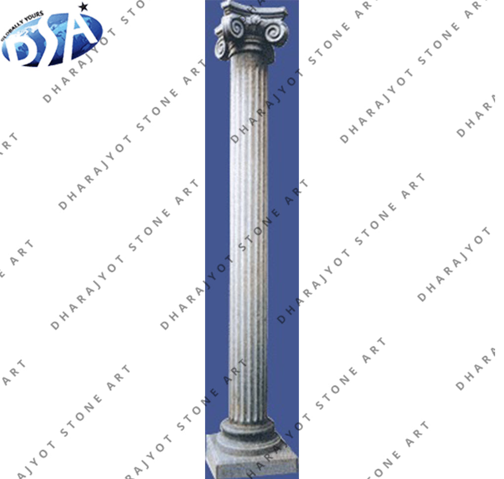 Decorative Building Natural Marble Roman Columns Pillar